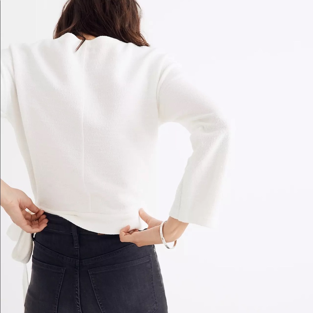 Madewell Texture & Thread Wrap Top - Picture 11 of 12
